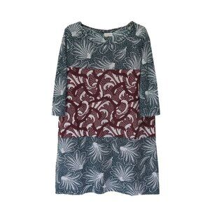 Dries Van Noten Mixed Print Shift Tee Dress - sz Large
